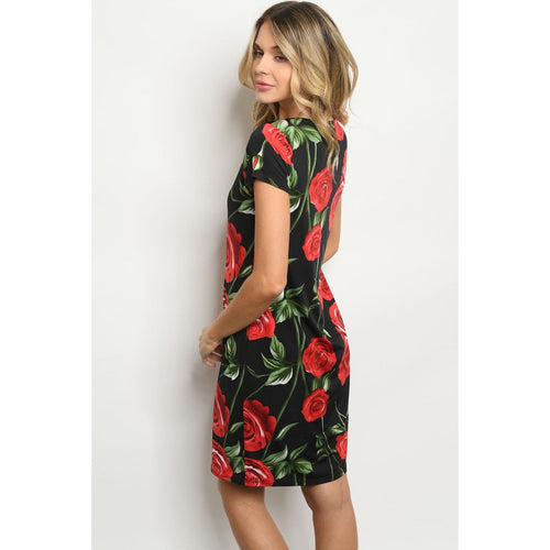 ‘Roses’ Sun Summer Dress