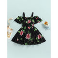 Girl's Georgette Floral Printed Frock – Ages 2–3