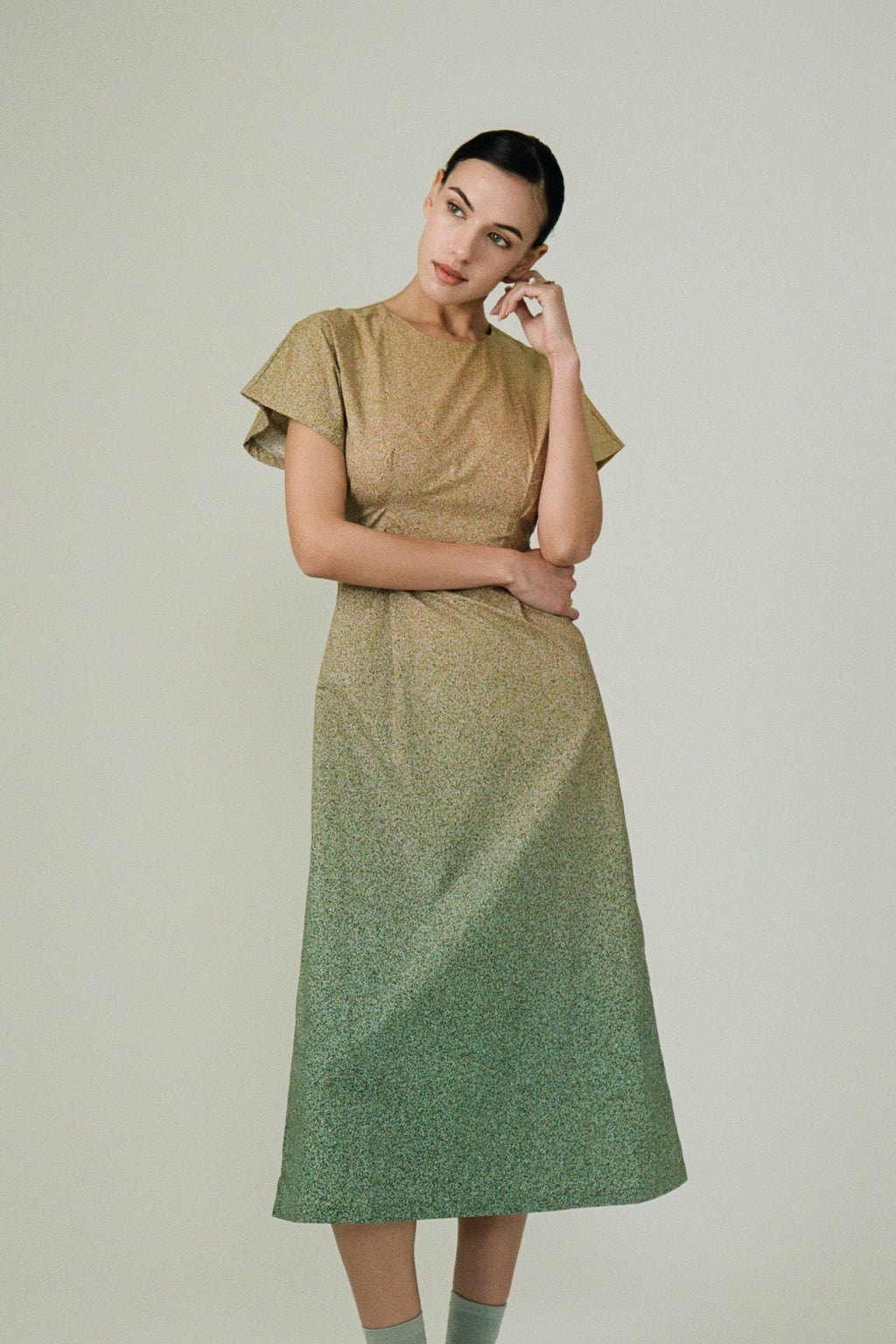 Film Grains Graphic Print Dress – Verse II Nature Collection
